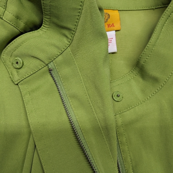 Ruby Rd Women's Jacket Green Blazer long sleeves pleats size 12 V-1 - Picture 7 of 10